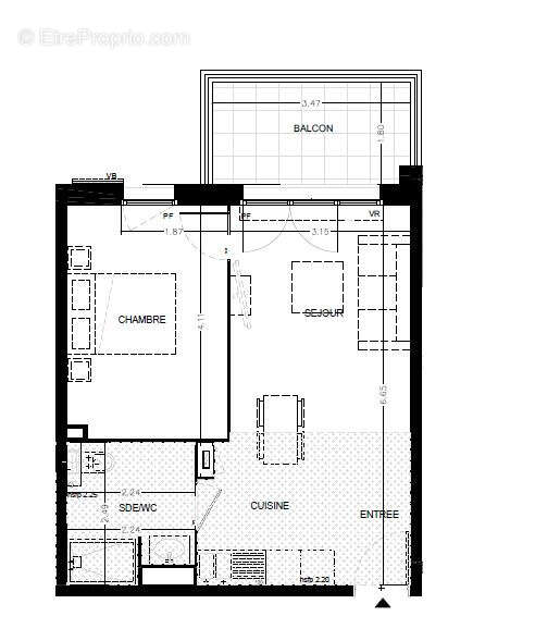 Appartement à SAINT-ETIENNE-DE-TINEE
