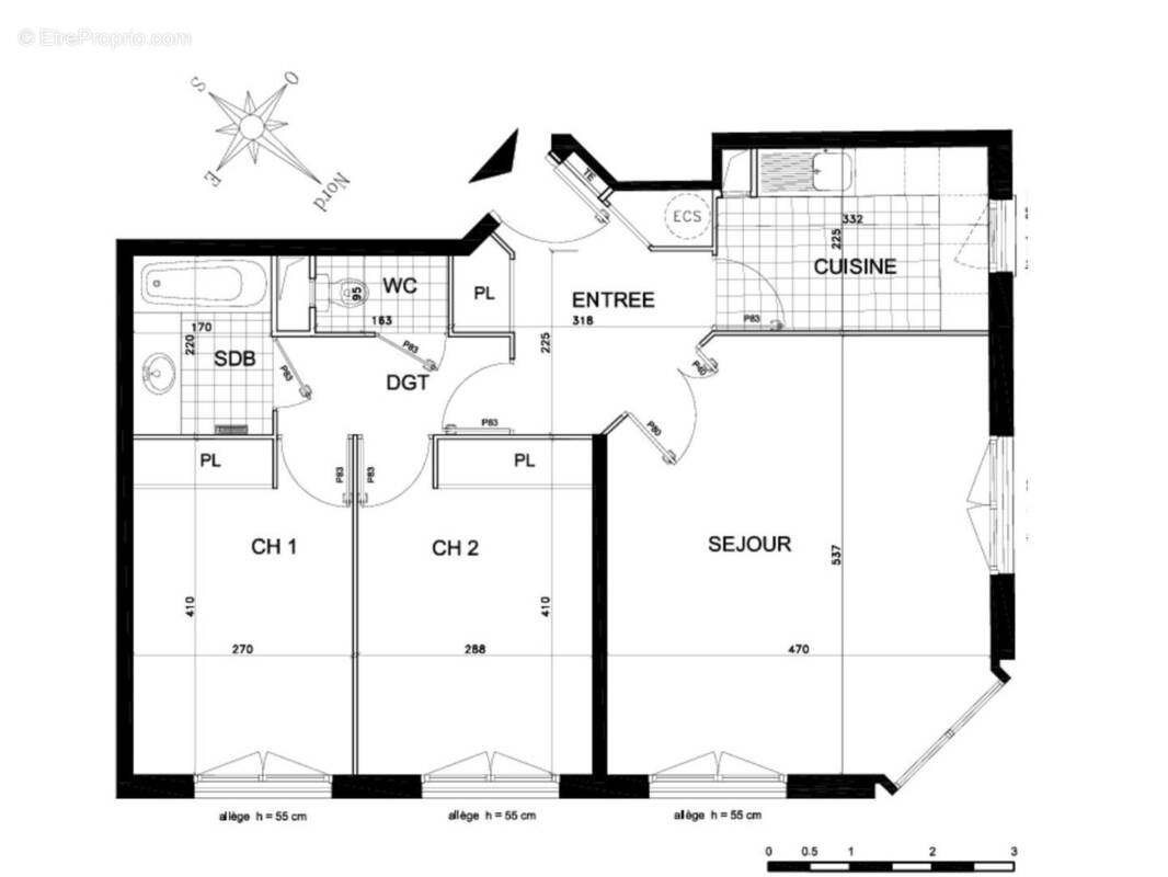 Appartement à VERSAILLES