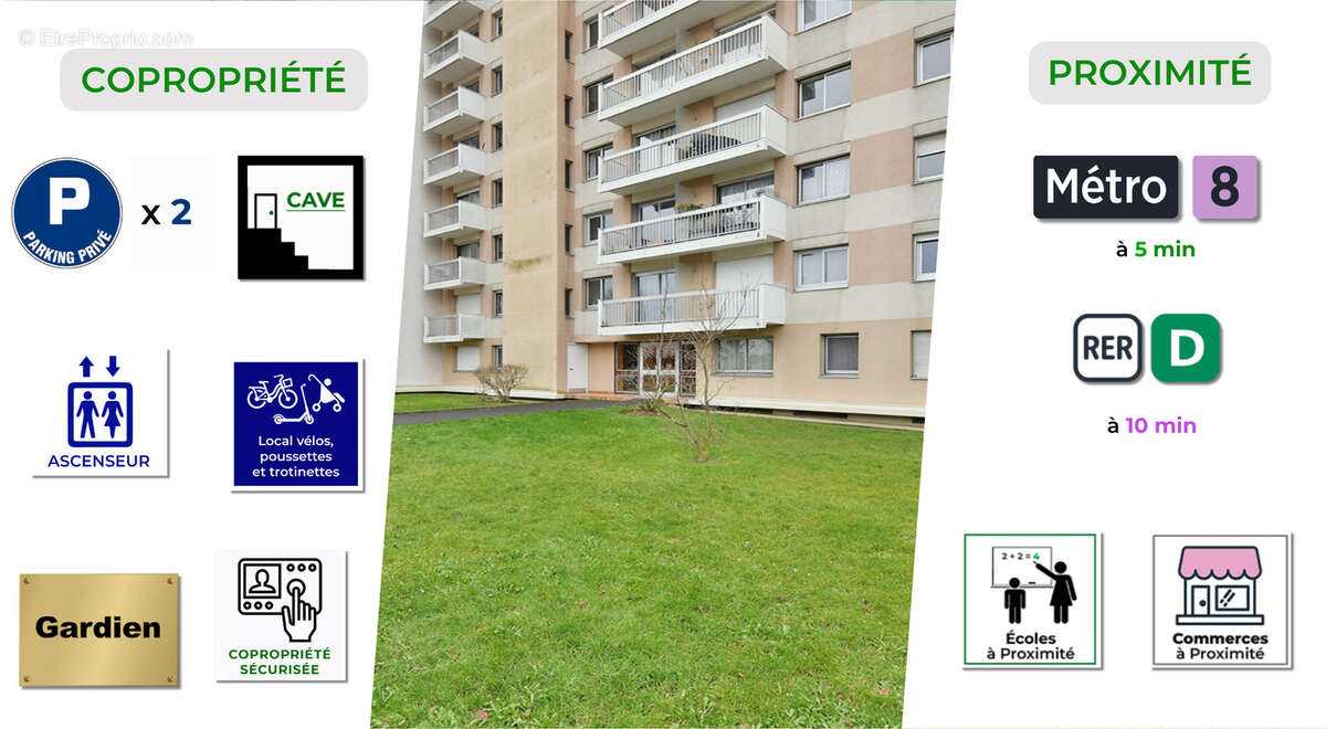 Appartement à MAISONS-ALFORT