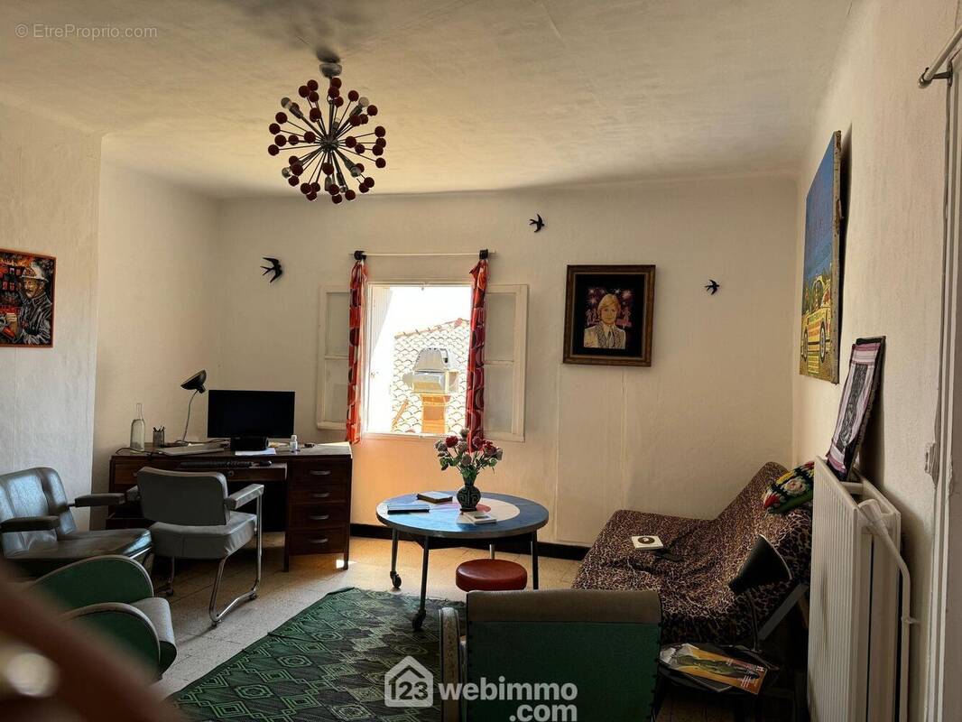 Vue du séjour - Appartement à SETE