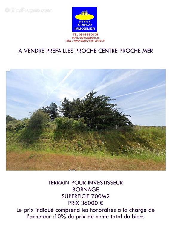 Photo 1 - Terrain à PREFAILLES