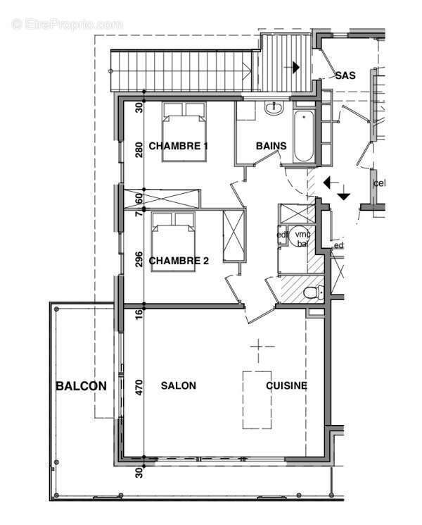 Appartement à THONON-LES-BAINS