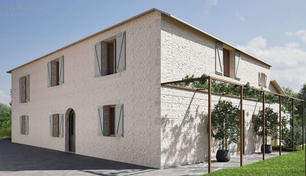 projet façades EST et NORD - Maison à BIRAN
