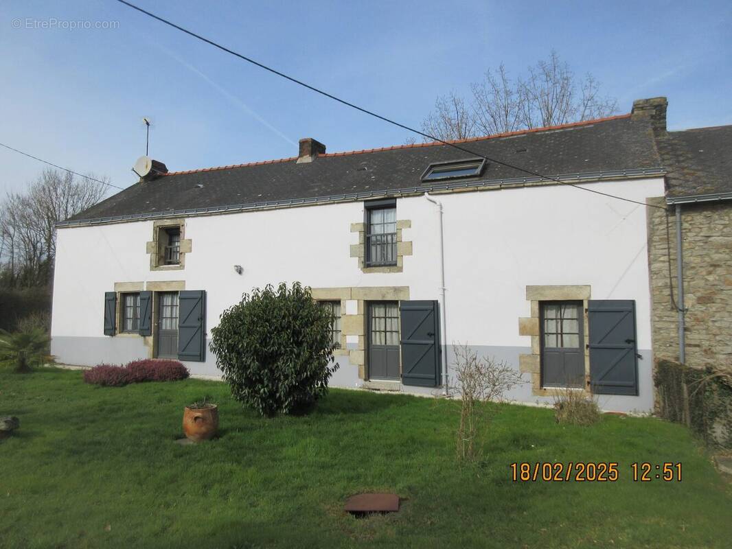 façade SUD - Maison à FAY-DE-BRETAGNE