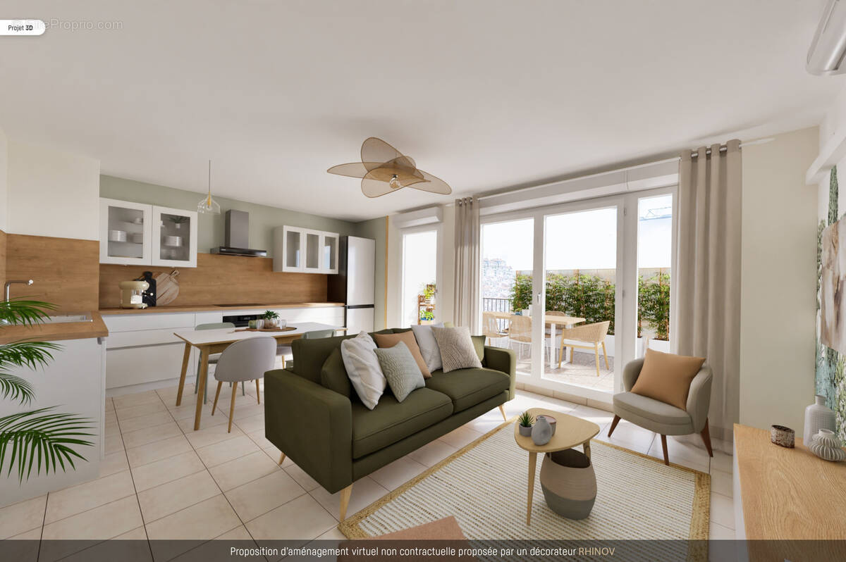 Appartement à MARSEILLE-3E