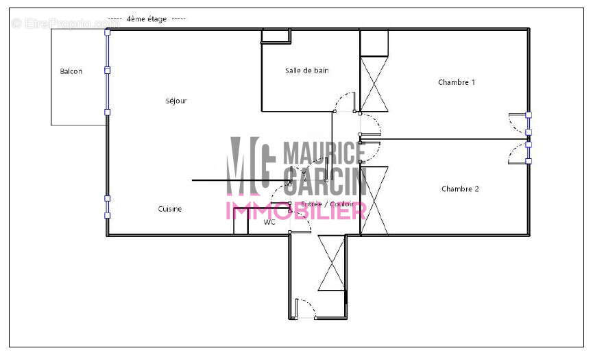 Appartement T3, dernier étage 84300 Cavaillon  - Appartement à CAVAILLON