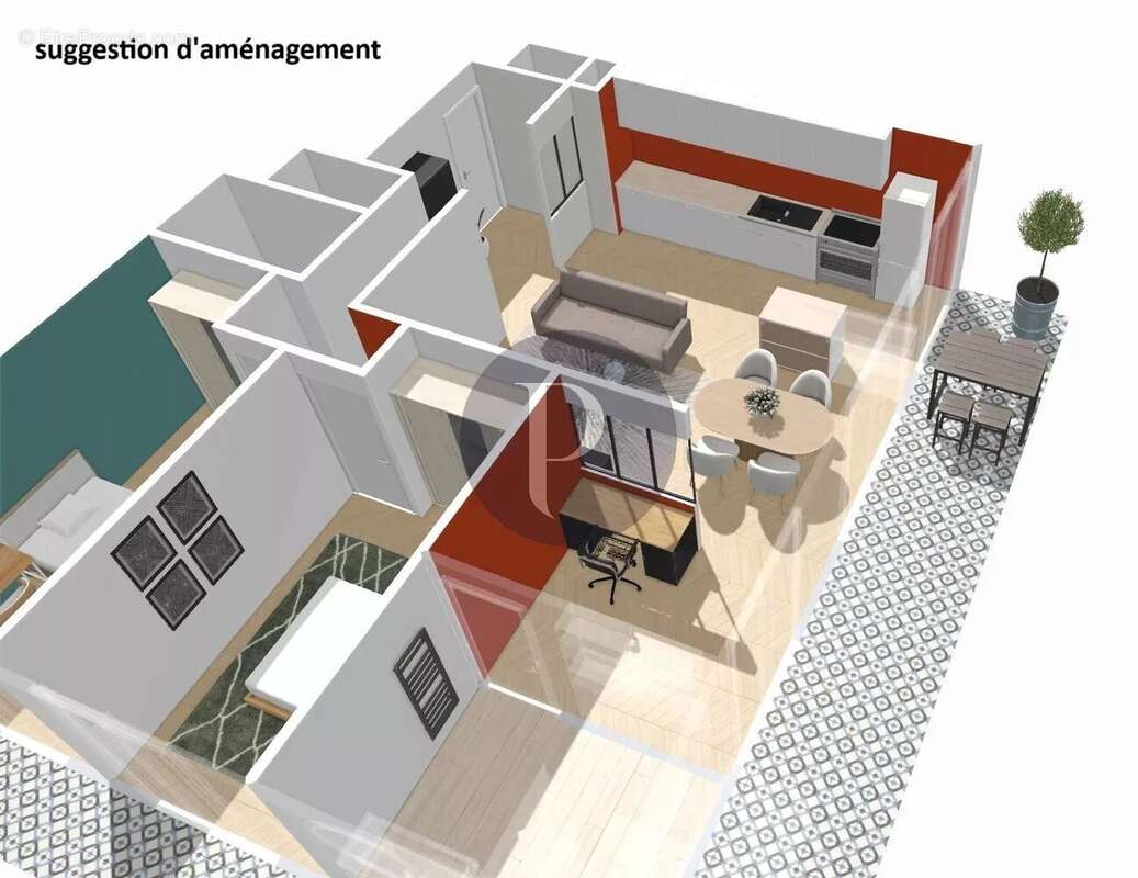 Appartement à VERRIERES-LE-BUISSON