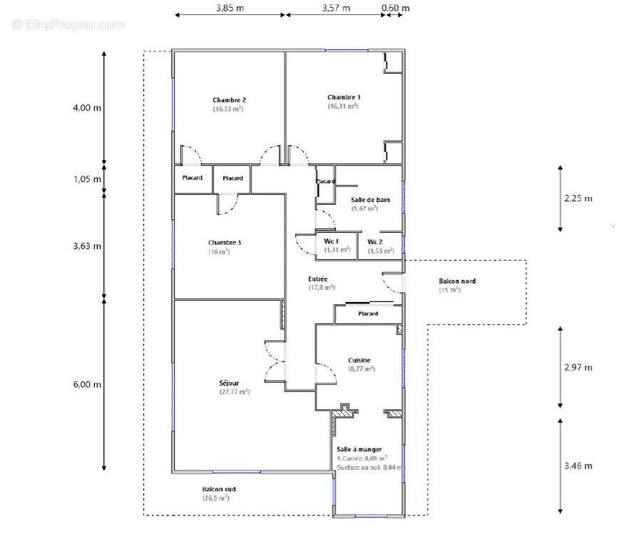 Appartement à NICE