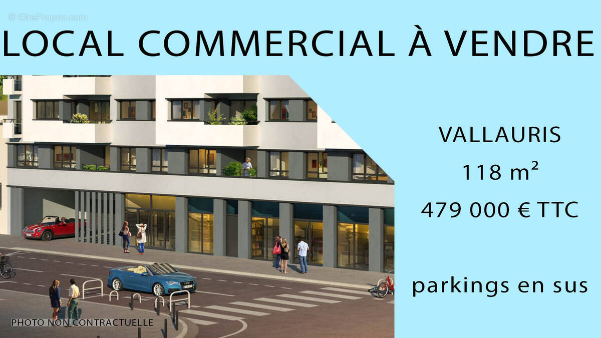 Commerce à VALLAURIS