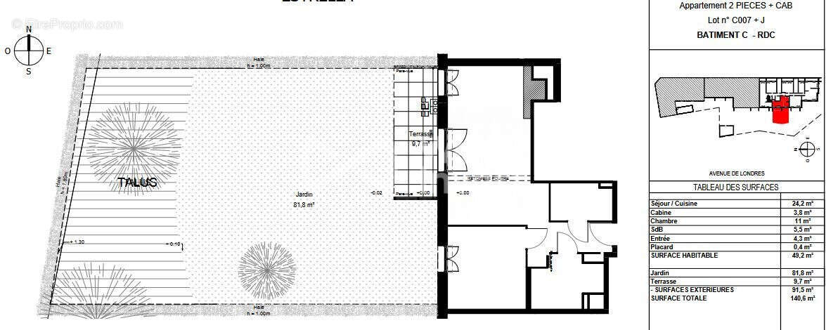 Appartement à CUCQ