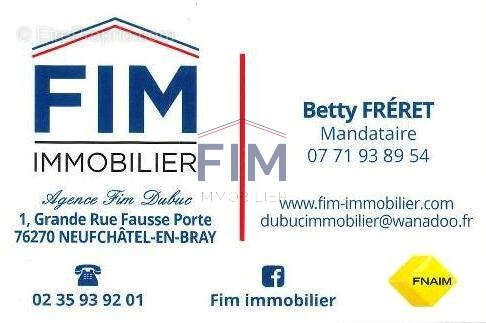 Maison à NEUFCHATEL-EN-BRAY