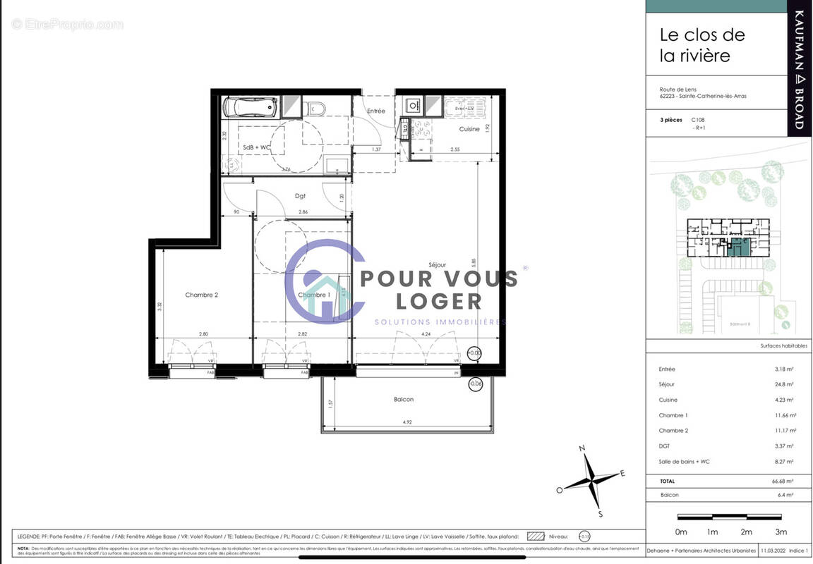 Appartement à SAINTE-CATHERINE