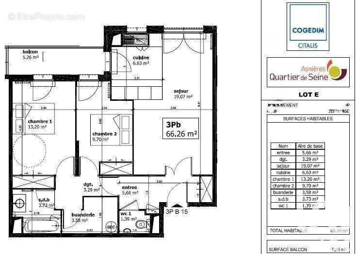 Photo 1 - Appartement à ASNIERES-SUR-SEINE