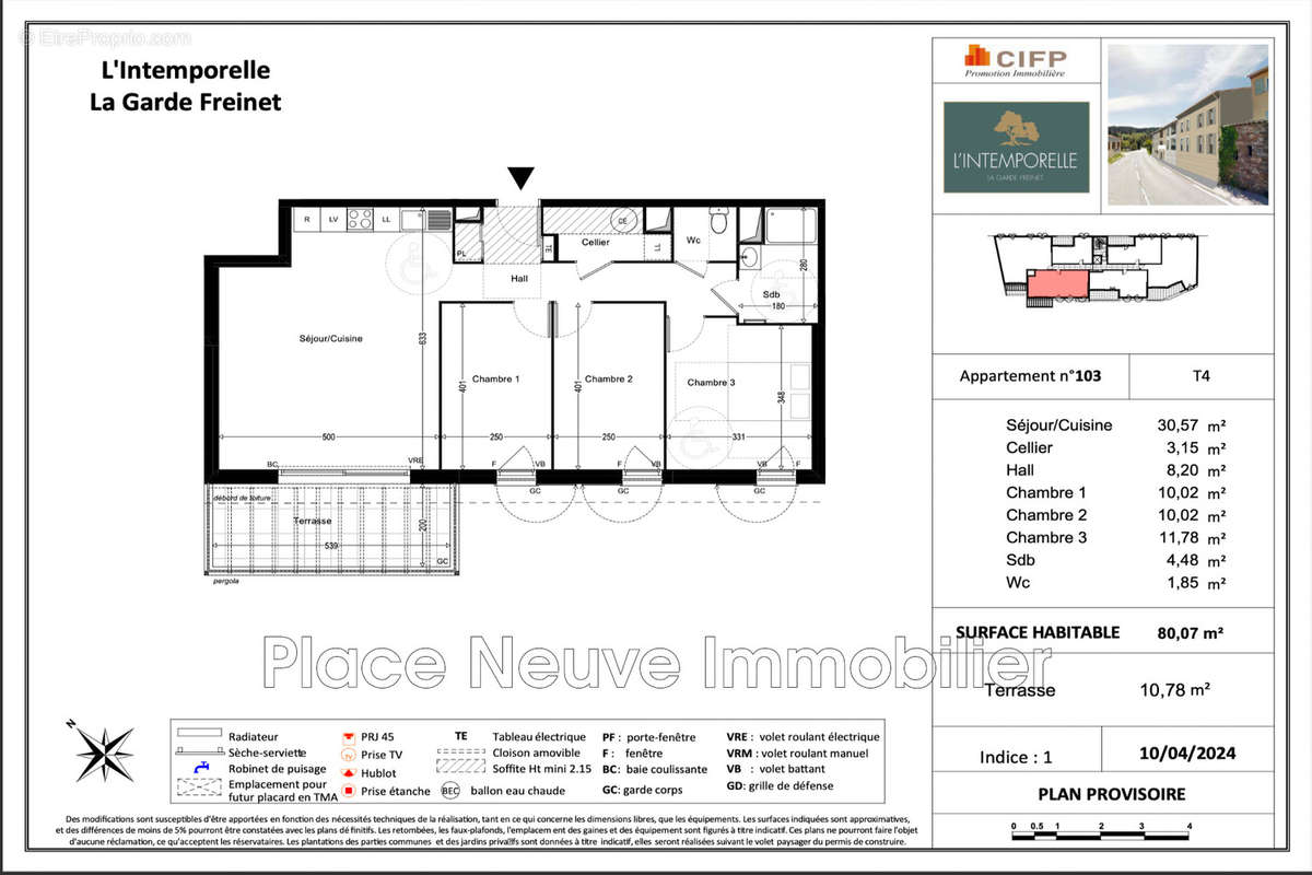 Appartement à LA GARDE-FREINET