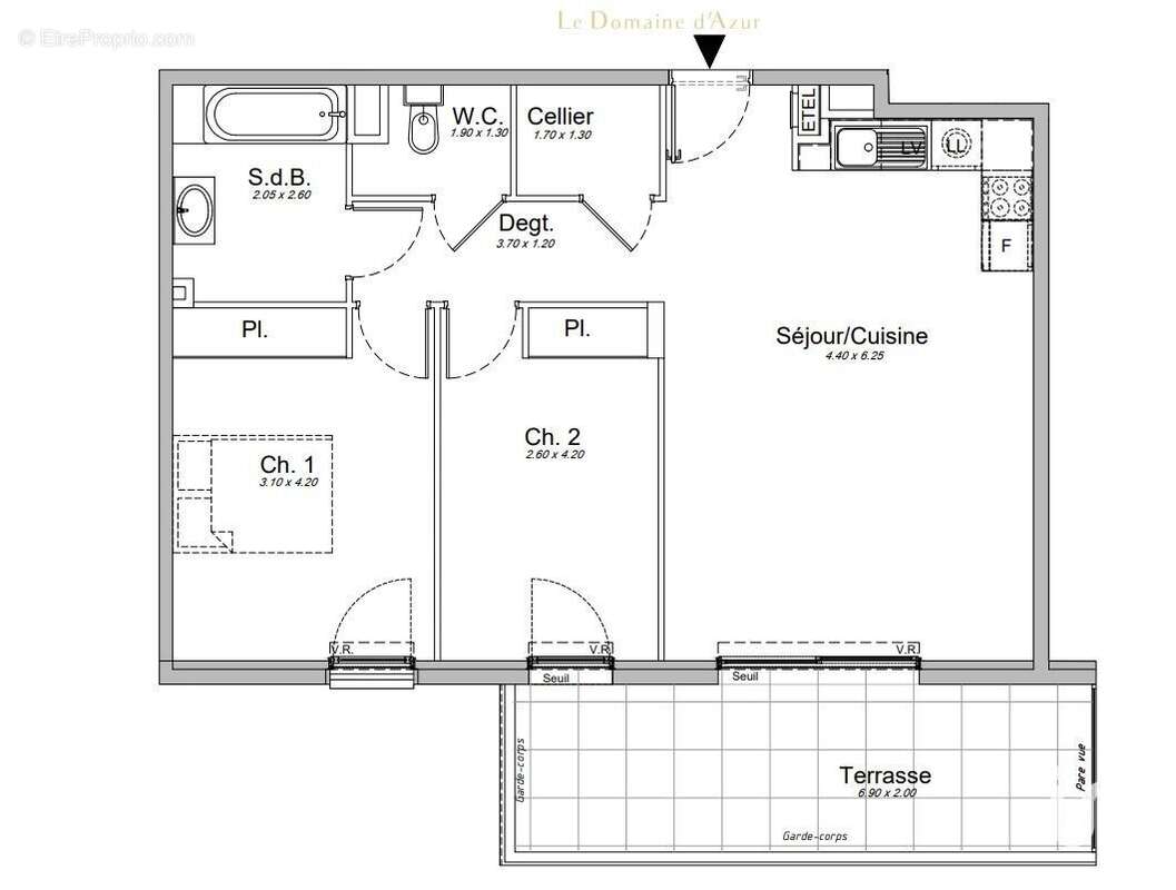 Photo 3 - Appartement à SAINT-LAURENT-DU-VAR
