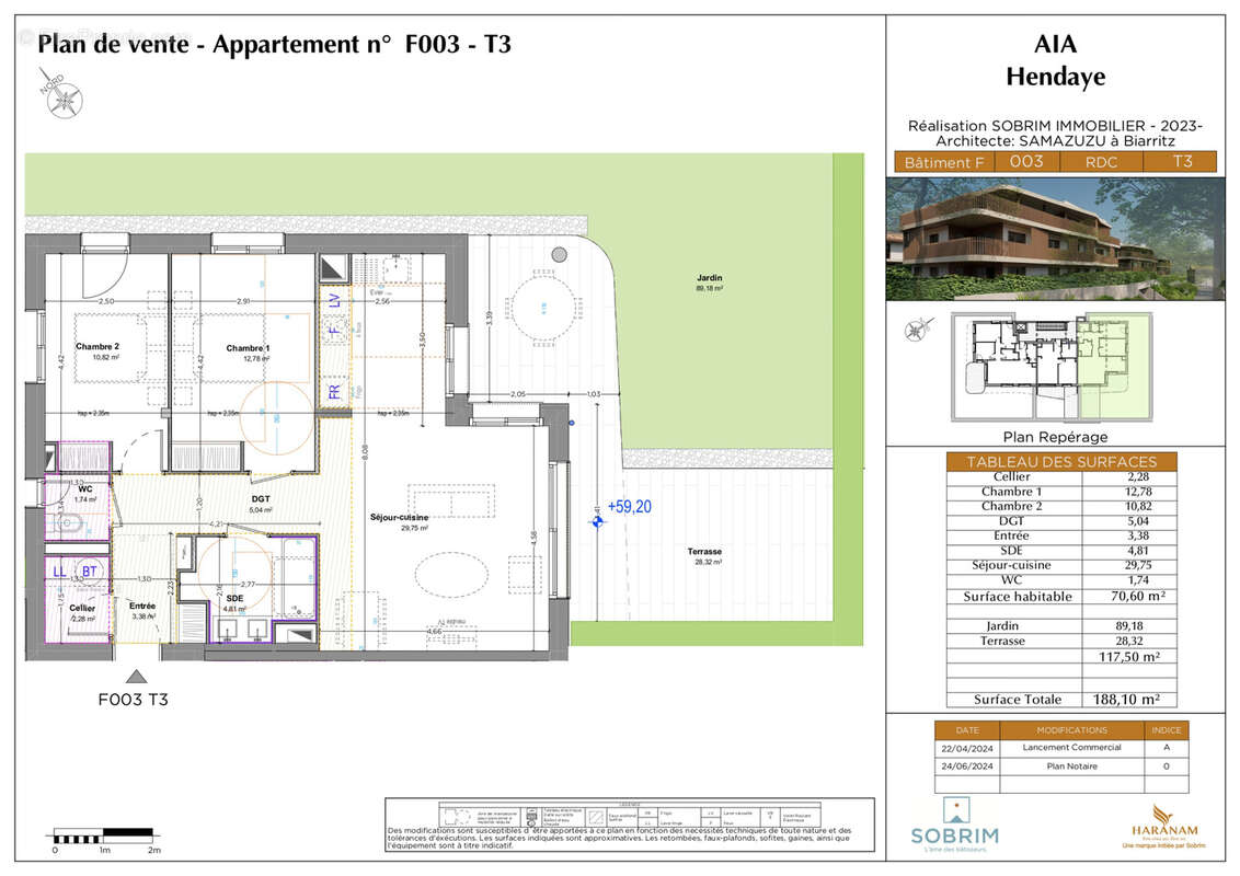 Appartement à HENDAYE