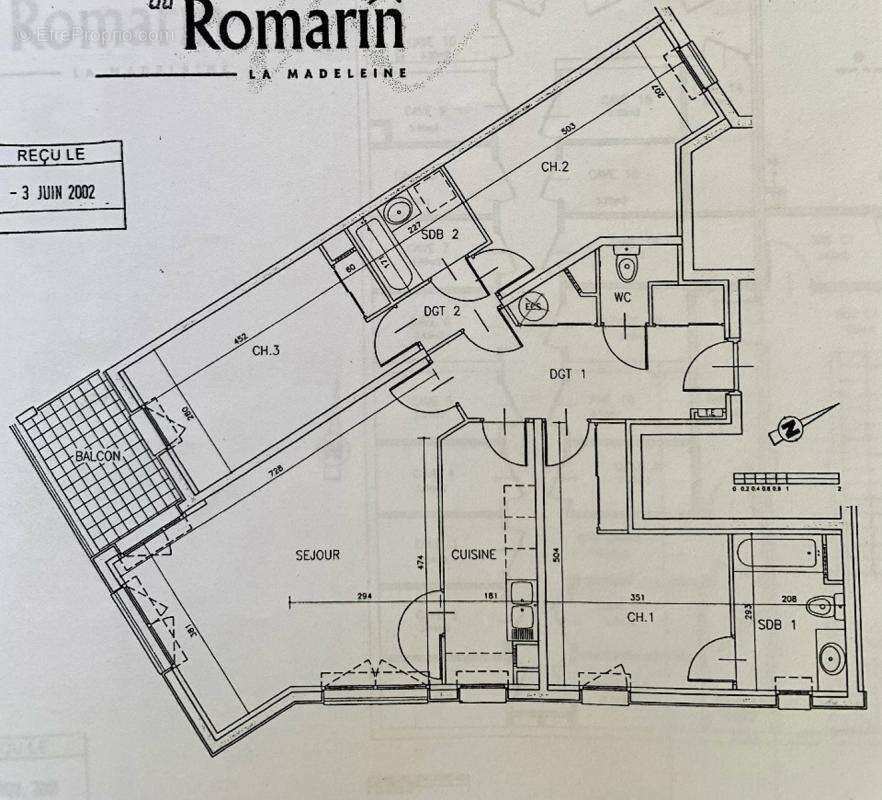 Appartement à LA MADELEINE