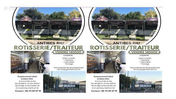 ROTISSERIE - Commerce à ANTIBES