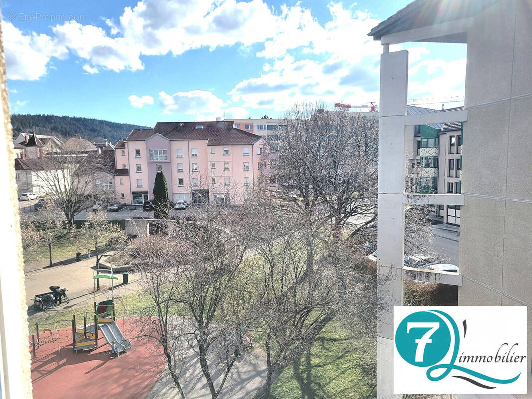 Vue depuis l&#039;appartement  - Appartement à PONTARLIER