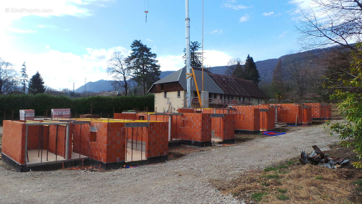 Avancement du chantier mars 2025 - Maison à LA MOTTE-SERVOLEX