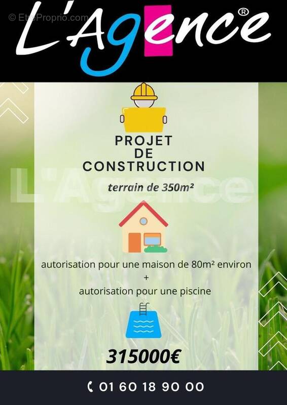 Affiche terrains à vendre immobilier vert - Terrain à SUCY-EN-BRIE