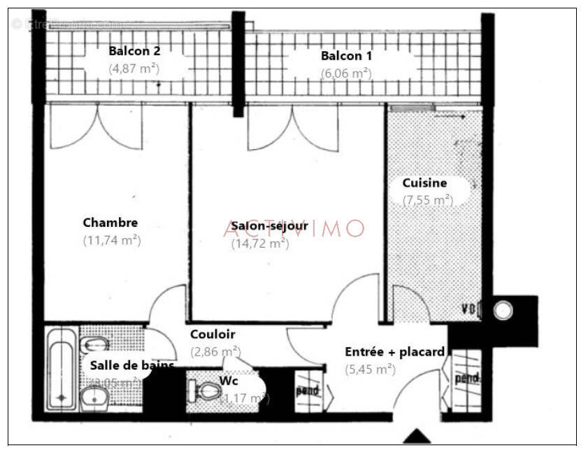 Appartement à PARIS-16E