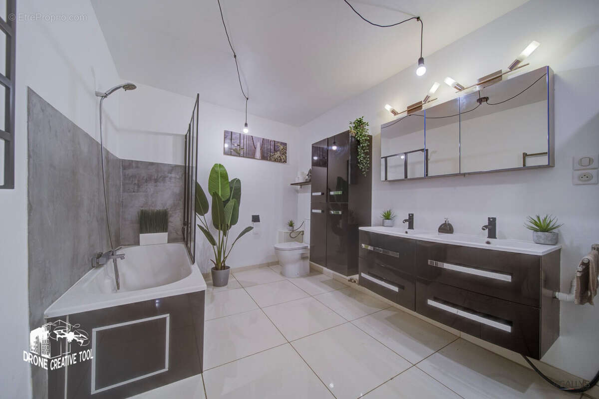 Salle de Bains - Appartement à CHATEL-SAINT-GERMAIN