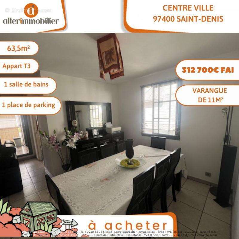 Appartement à SAINT-DENIS