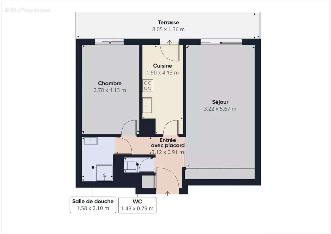 Appartement à NICE