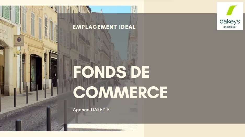 Commerce à MARSEILLE-7E