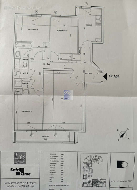 Appartement à COURBEVOIE