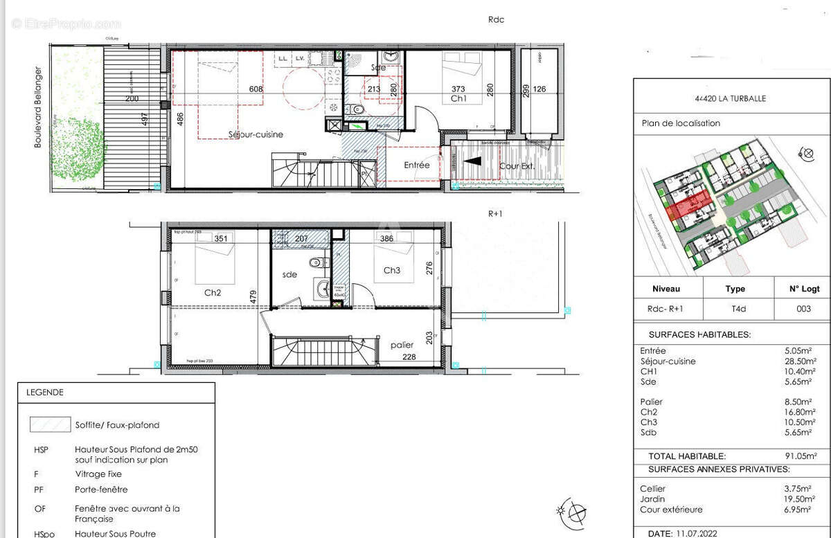 Maison à LA TURBALLE