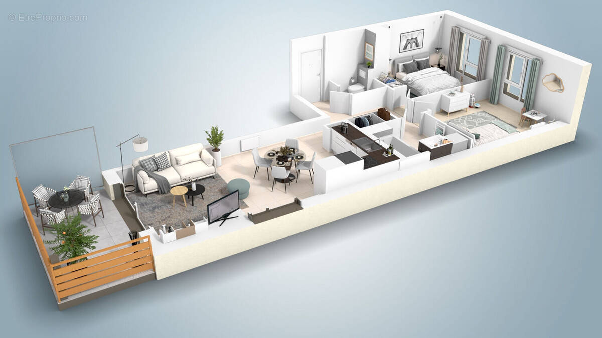Appartement à BRENTHONNE