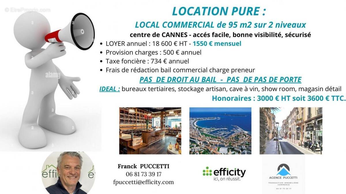 Commerce à CANNES