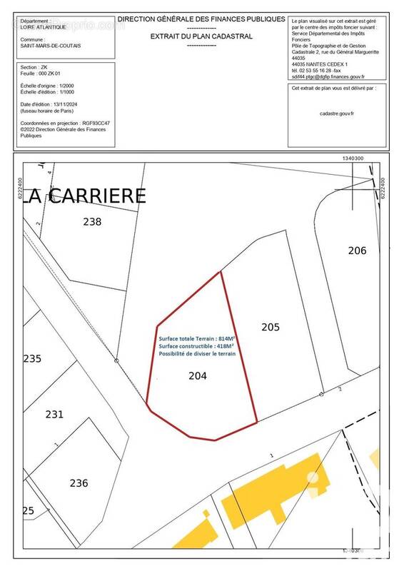 Photo 1 - Terrain à SAINT-MARS-DE-COUTAIS