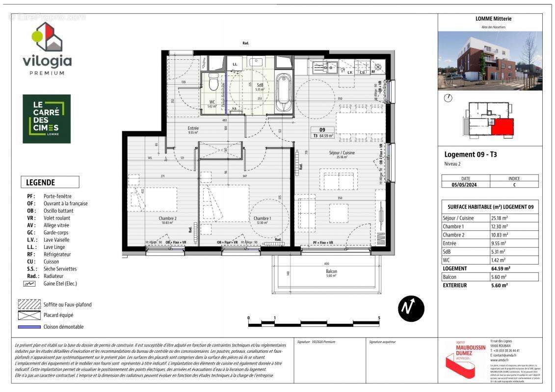 Appartement à CAPINGHEM