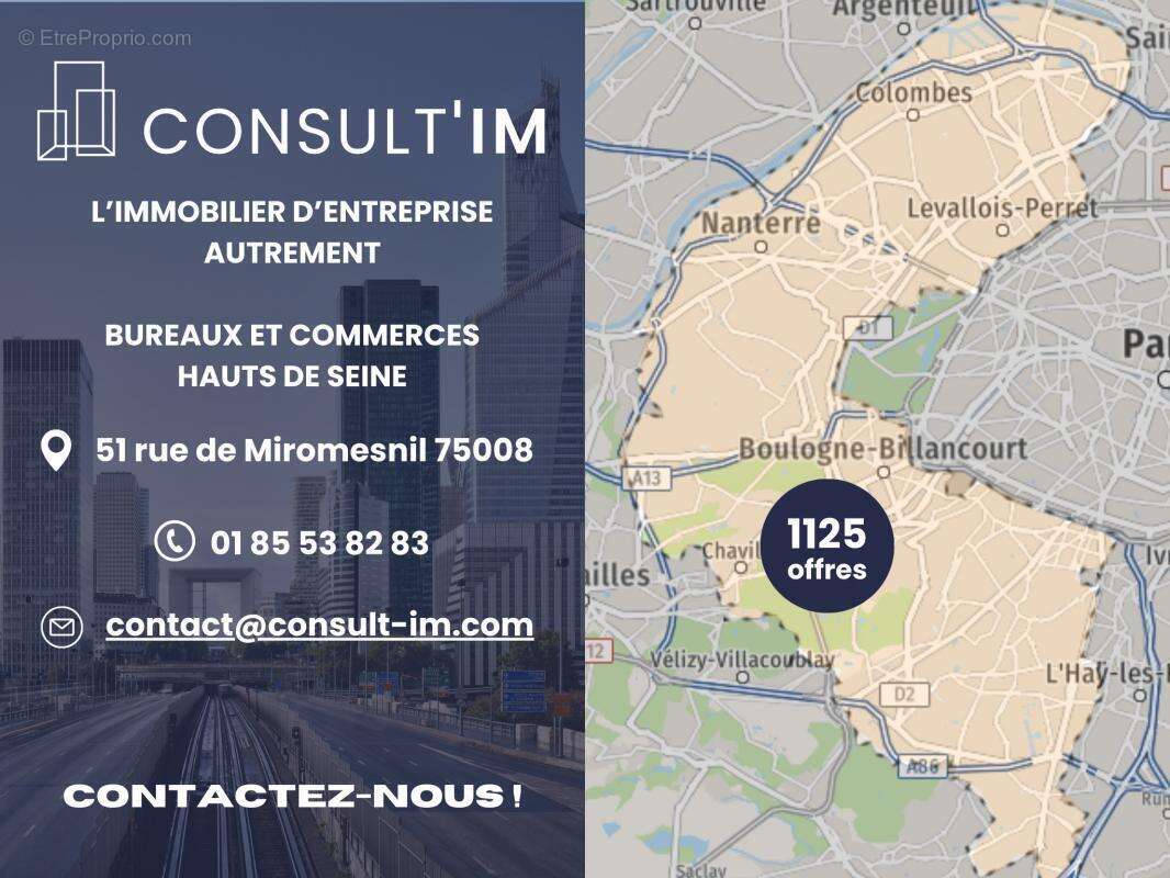 Commerce à SAINT-CLOUD