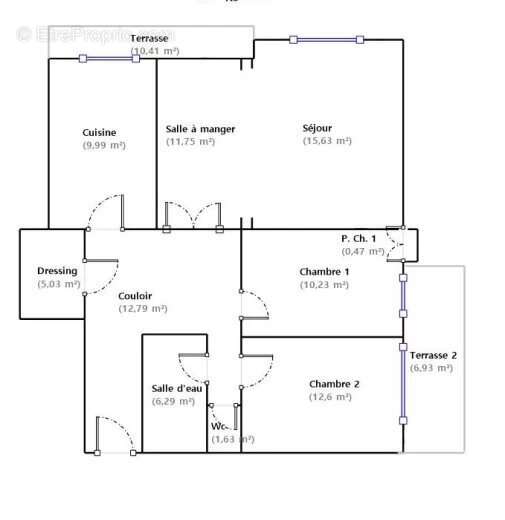 Appartement à SAINT-LAURENT-DU-VAR