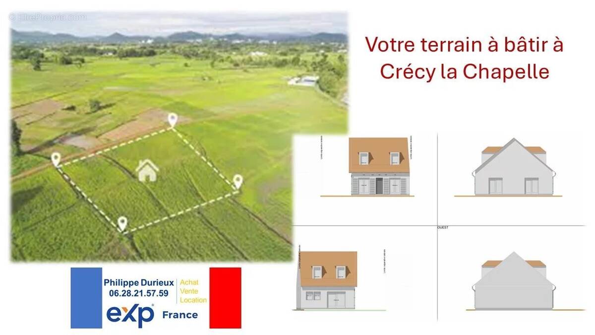 Terrain à CRECY-LA-CHAPELLE