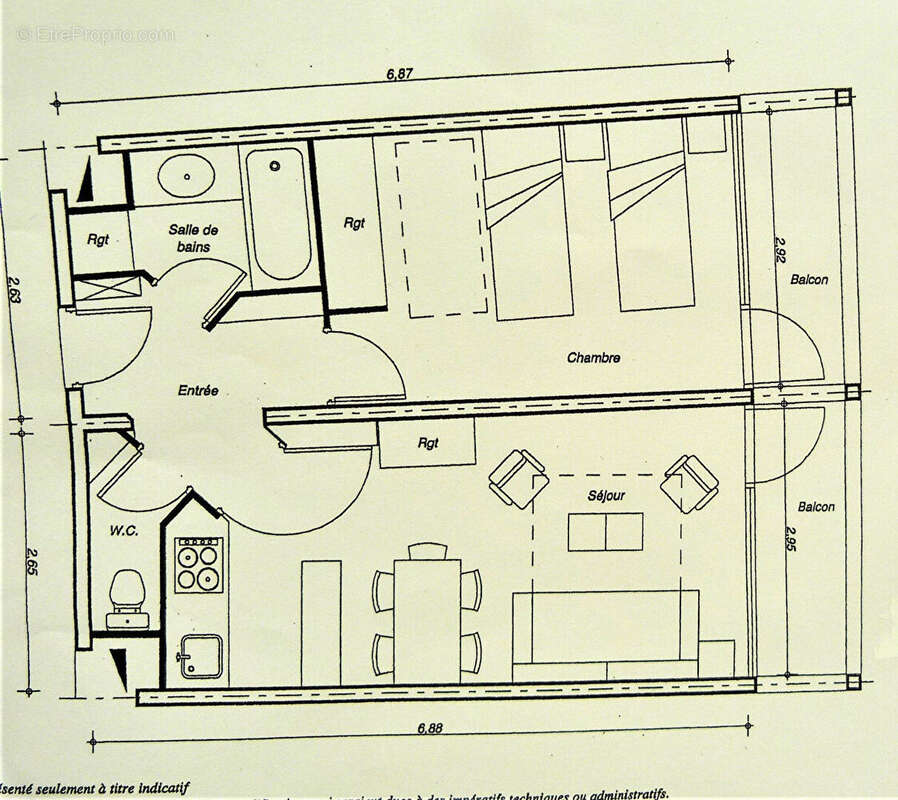Appartement à LES CHAPELLES