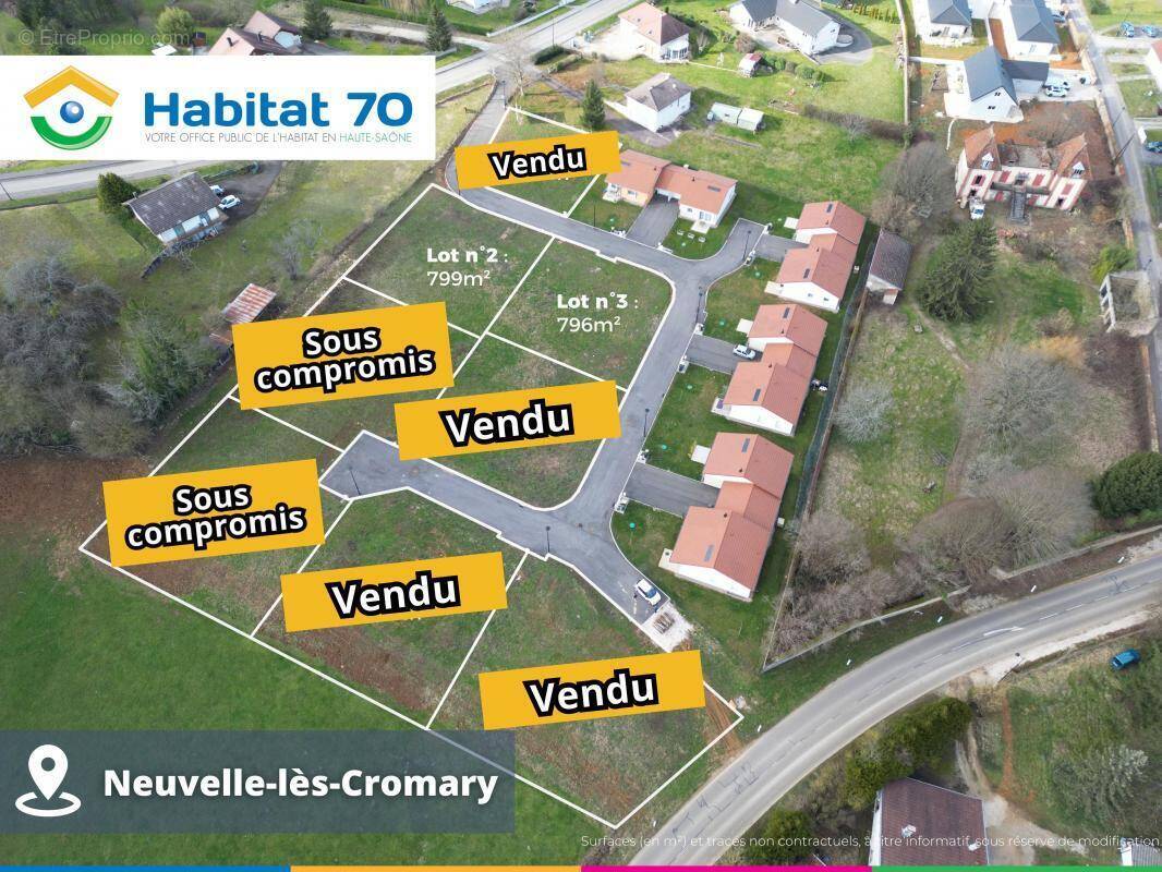 Terrain à NEUVELLE-LES-CROMARY