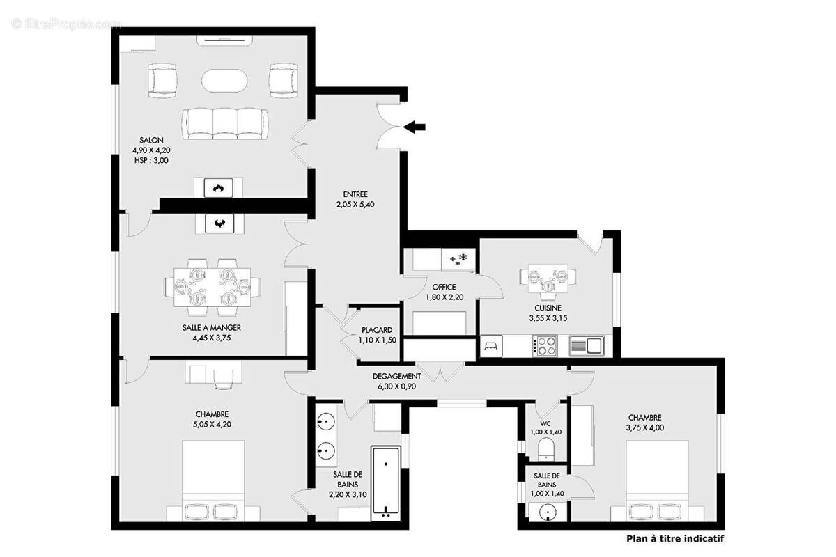 Appartement à PARIS-15E