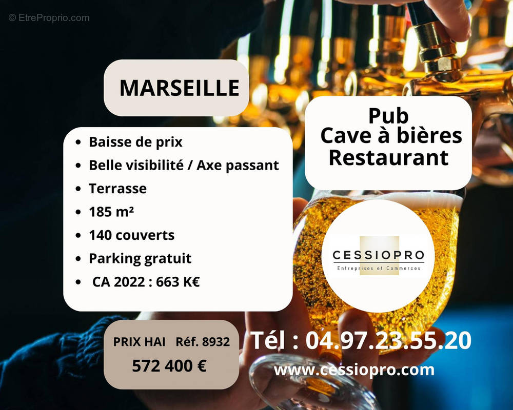 Commerce à MARSEILLE-9E