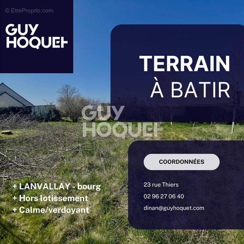 Terrain à LANVALLAY