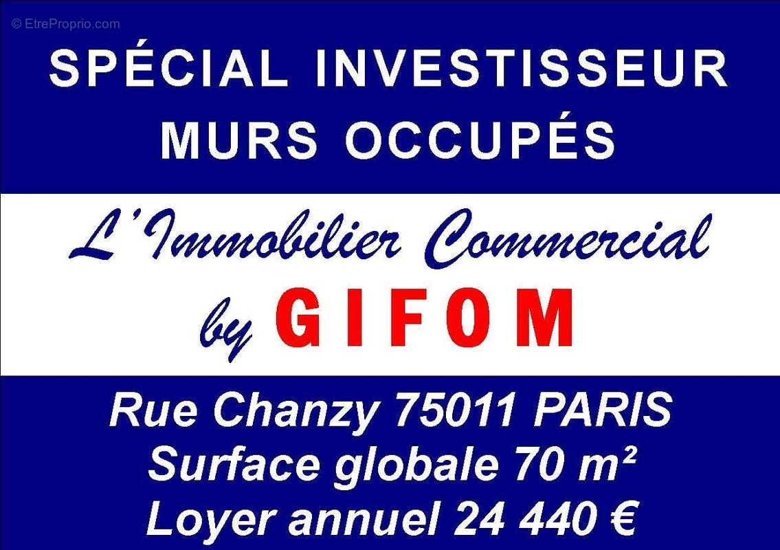 Commerce à PARIS-11E
