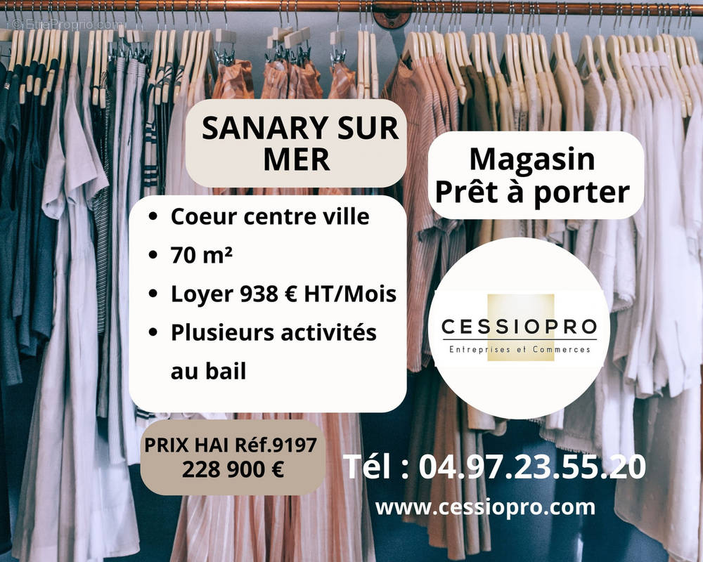 Commerce à SANARY-SUR-MER