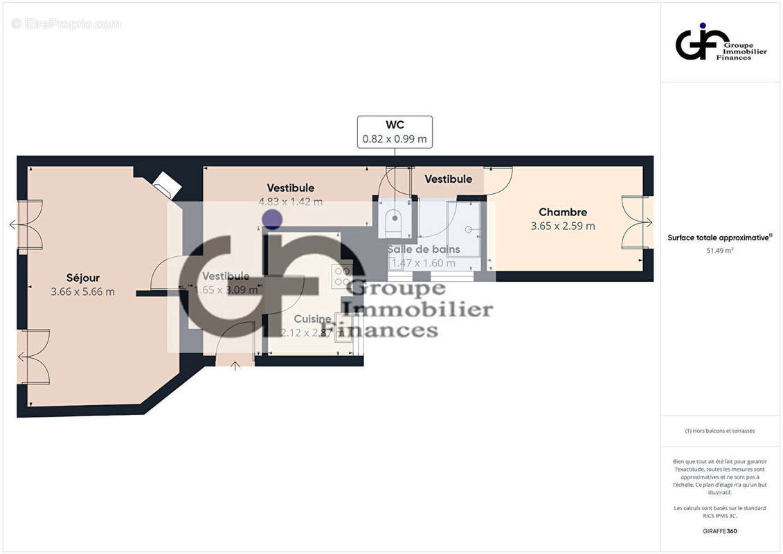Appartement à PARIS-16E