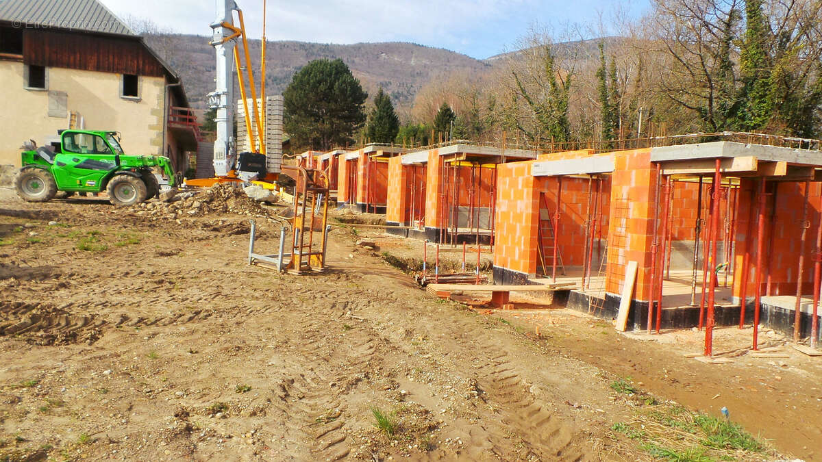 Avancement du chantier mars 2025 - Maison à LA MOTTE-SERVOLEX