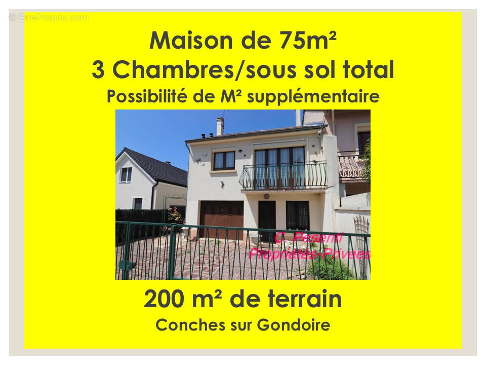 Maison à CONCHES-SUR-GONDOIRE