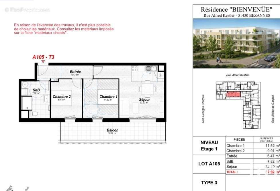 Photo 3 - Appartement à BEZANNES